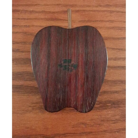 Richard Rothbard Wood Box Apple Worm Secret Compartment Trinket  Jewelry Signed - Picture 7 of 11